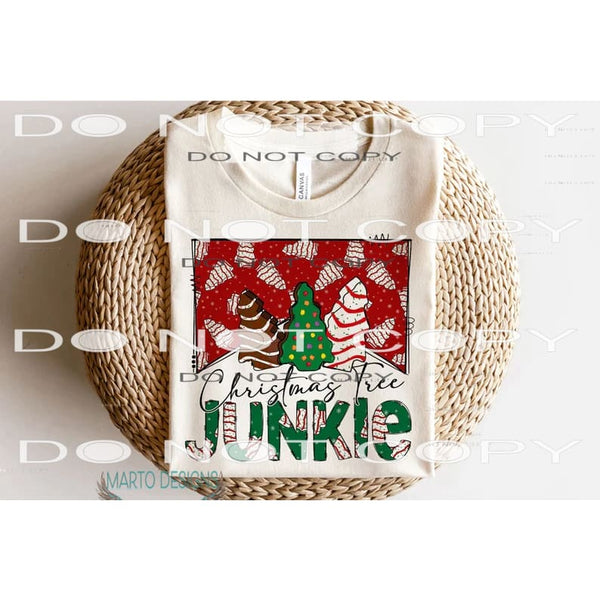 Christmas Junkie Little Debbie Sublimation transfers - Heat