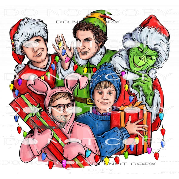 Christmas Movie #7547 Sublimation transfers - Heat Transfer