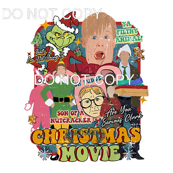 Christmas Movies #196 Sublimation transfers - Heat Transfer