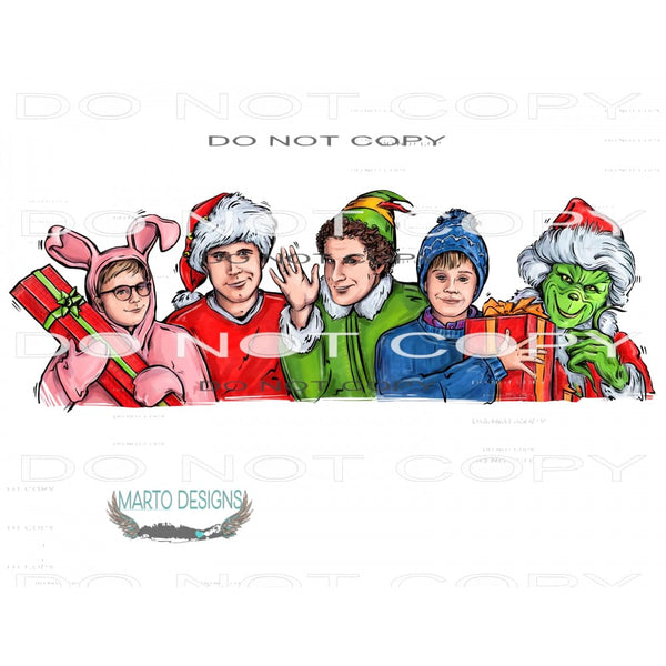 Christmas Movies #7575 Sublimation transfers - Heat Transfer