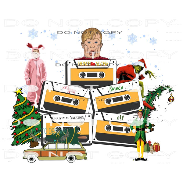 Christmas Movies #7710 Sublimation transfer - Heat Transfer