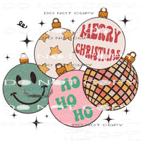 Christmas Ordainments #8018 Sublimation transfers - Heat