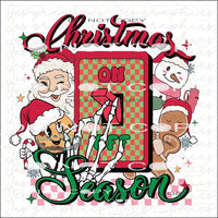 Christmas season On # 179 Sublimation transfers - Heat