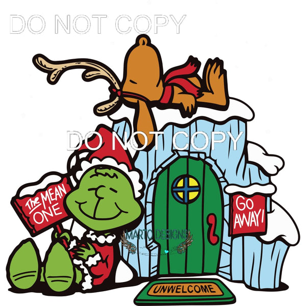 Christmas Snoopy Grinch #237 Sublimation transfers - Heat