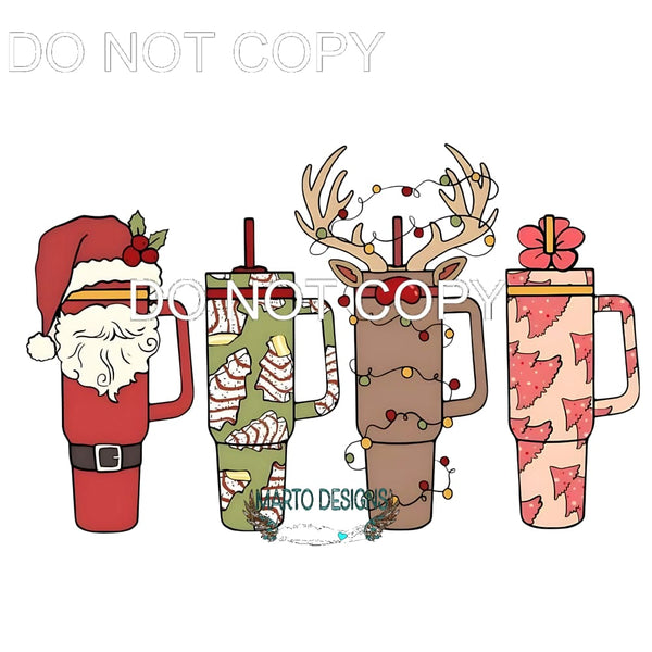 Christmas Stanly’s #190 Sublimation transfers - Heat