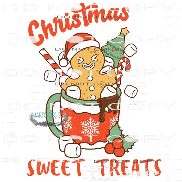 Christmas Sweet Treats #8142 Sublimation transfers - Heat