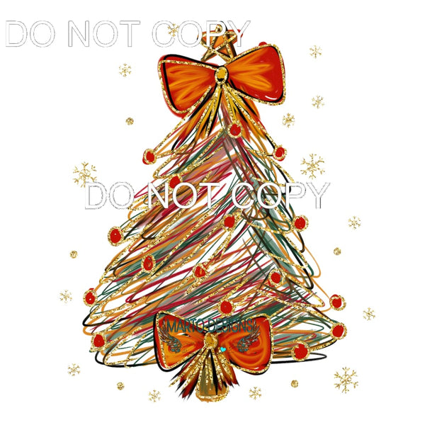Christmas Tree #110 Sublimation transfers - Heat Transfer