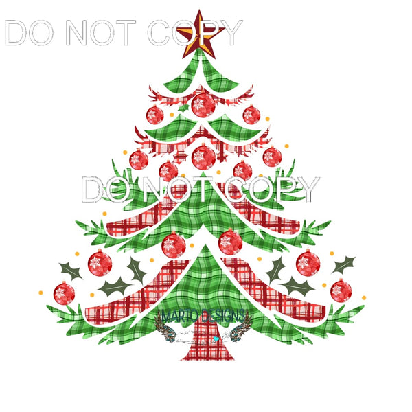 Christmas Tree #137 Sublimation transfers - Heat Transfer