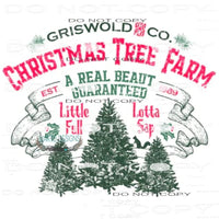 Christmas Tree Farm #7674 Sublimation transfer - Heat