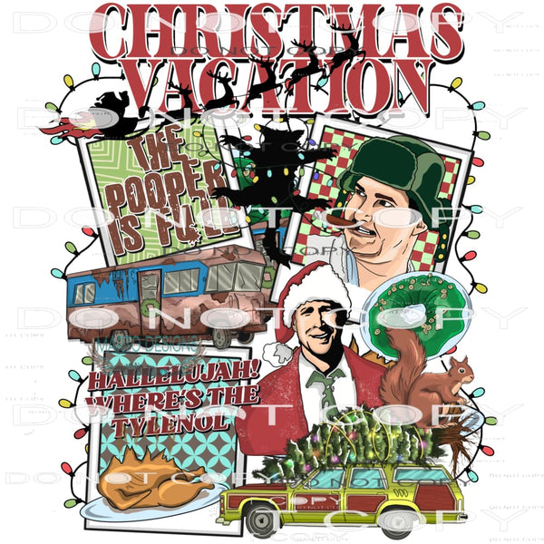 Christmas Vacation #8455 Sublimation transfers - Heat