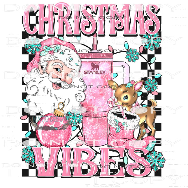 Christmas Vibes #7515 Sublimation transfers - Heat Transfer