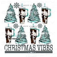 Christmas Vibes #7524 Sublimation transfers - Heat Transfer