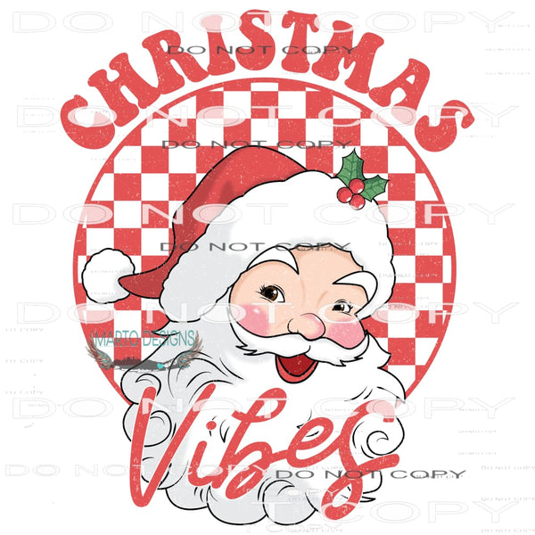 Christmas Vibes #8151 Sublimation transfers - Heat Transfer