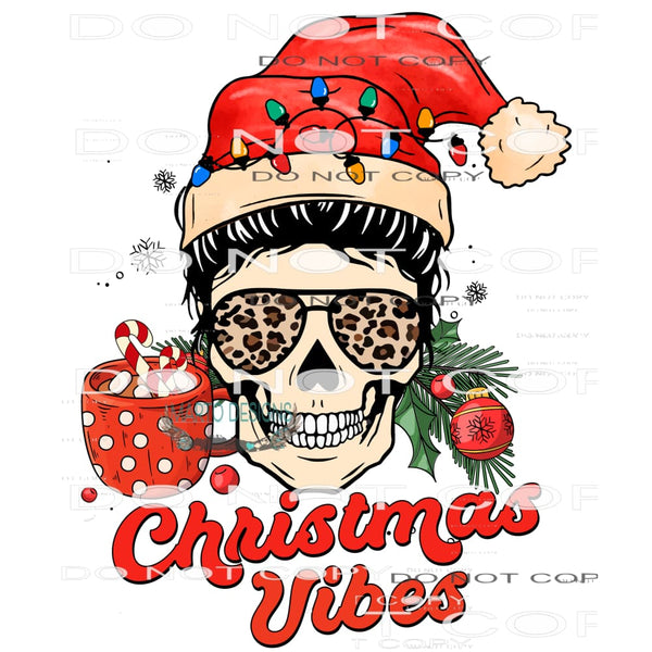 Christmas Vibes #8255 Sublimation transfers - Heat Transfer