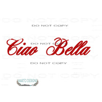 Ciao Bella # 7729 Sublimation transfers - Heat Transfer