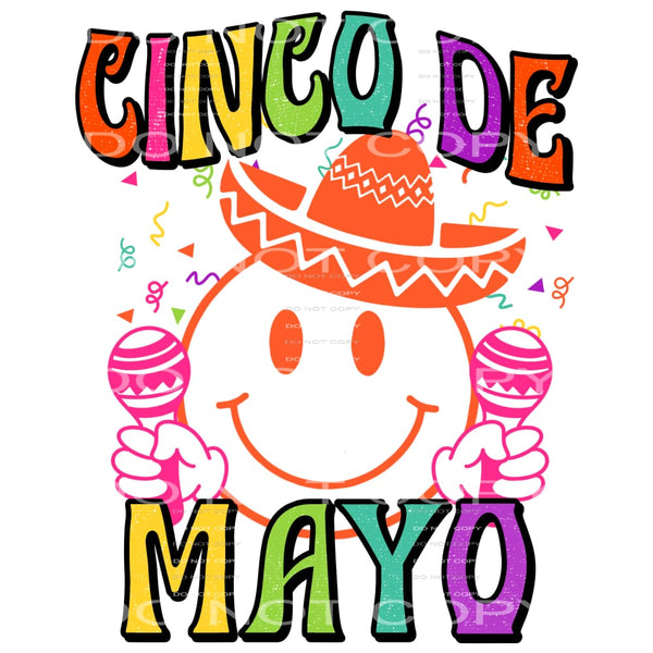 Cinco De Mayo #4576 Sublimation transfers - Heat Transfer
