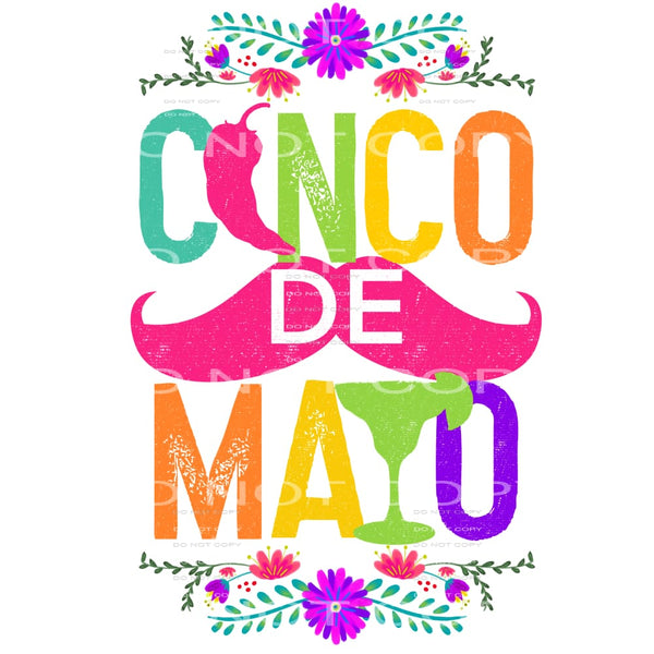 Cinco De Mayo #4577 Sublimation transfers - Heat Transfer