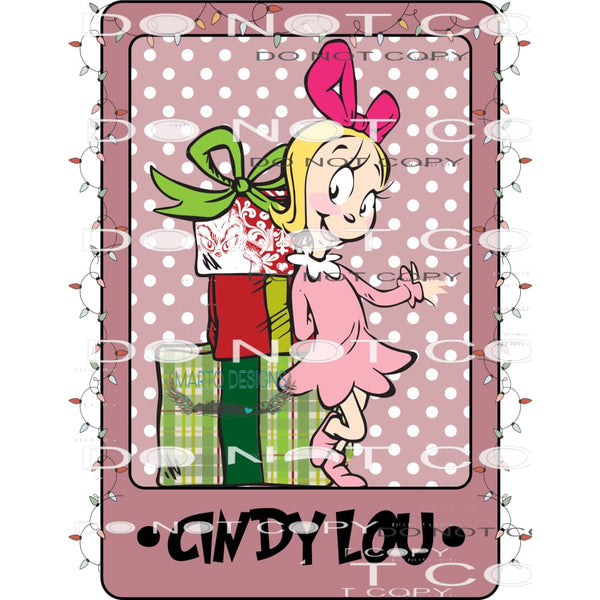 Cindy Lou #7158 Sublimation transfers - Heat Transfer