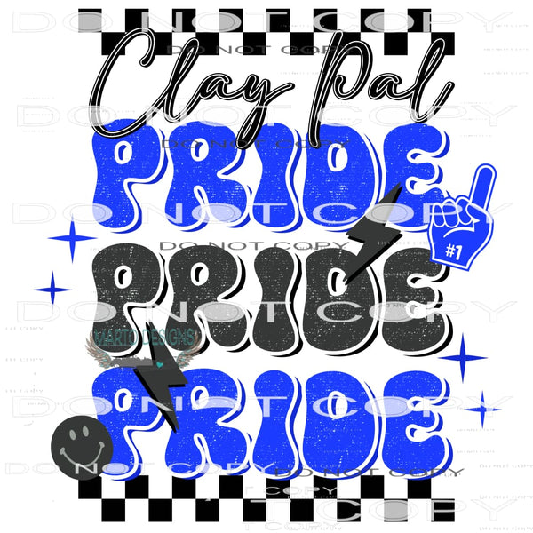Clay Pals Pride #10321 Sublimation transfers - Heat
