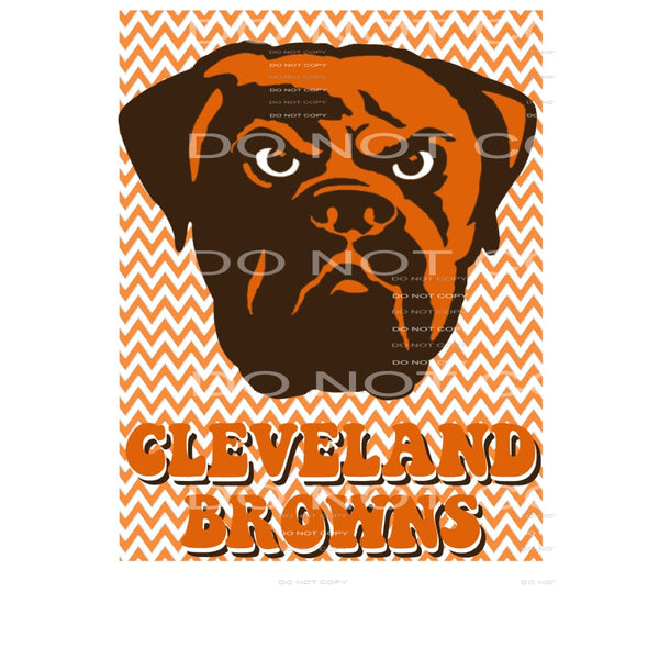 cleveland browns mascot # 99268 Sublimation transfers - Heat