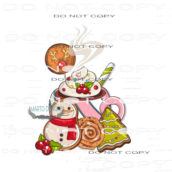 Cookies #6970 Sublimation transfers - Heat Transfer Graphic