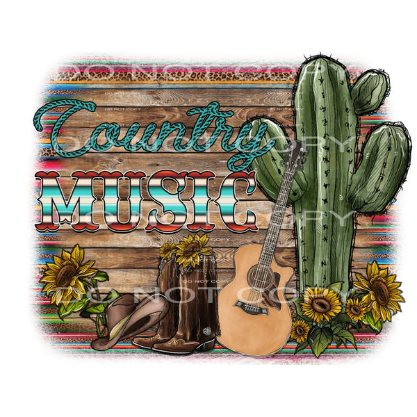 Country music # 685 Sublimation transfers - Heat Transfer