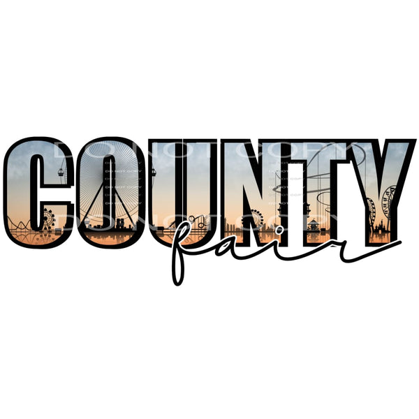 County fair # 831 Sublimation transfers - Heat Transfer