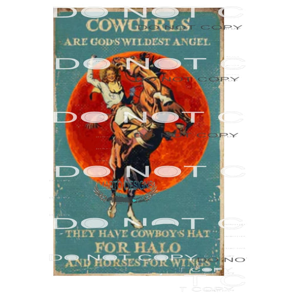 cowboy 3 Sublimation transfers - Heat Transfer Graphic Tee