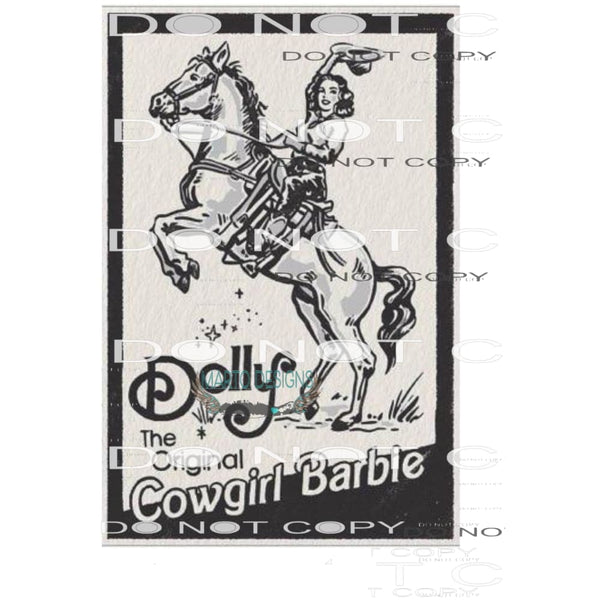 cowboy 4 Sublimation transfers - Heat Transfer Graphic Tee