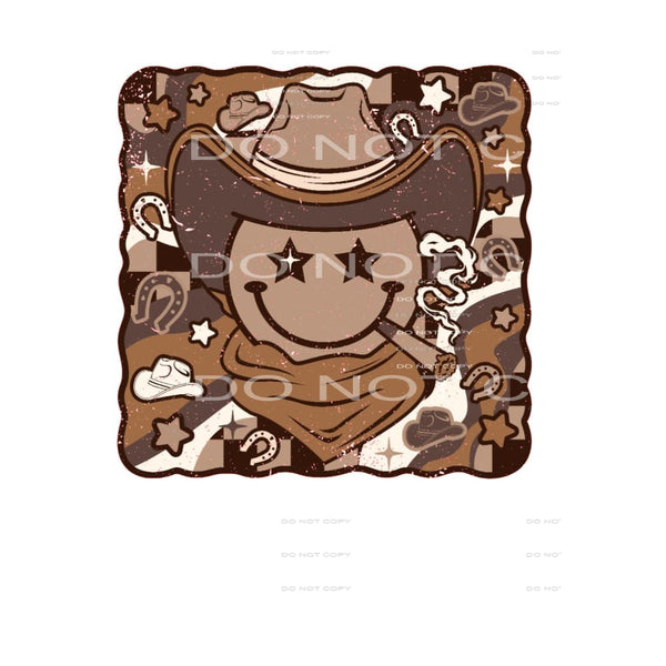 Cowboy #5490 Sublimation transfers - Heat Transfer Graphic