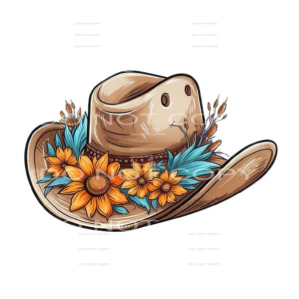 Cowboy hat # 851 Sublimation transfers - Heat Transfer