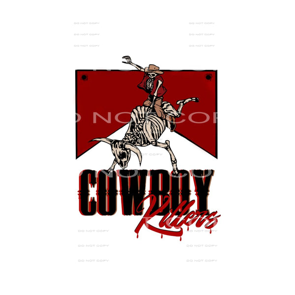Cowboy killer # 230 Sublimation transfers - Heat Transfer
