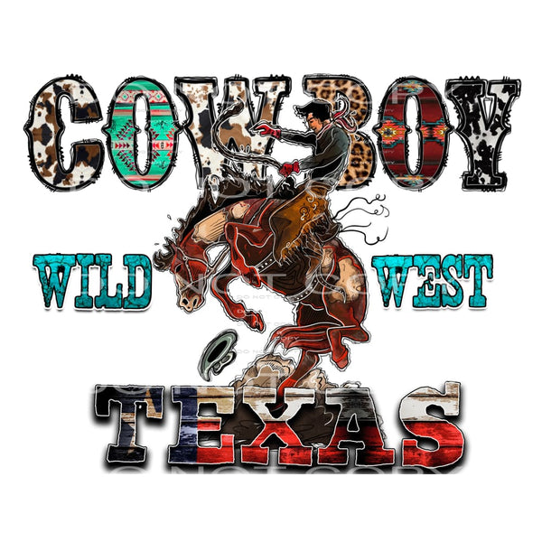 Cowboy texas # 688 Sublimation transfers - Heat Transfer