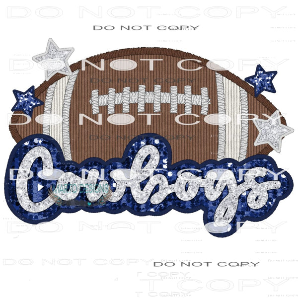 Cowboys #6980 Sublimation transfers - Heat Transfer Graphic