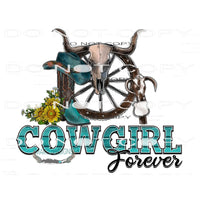 Cowgirl Forever #10507 Sublimation transfers - Heat