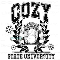 Cozy State University #8114 Sublimation transfers - Heat