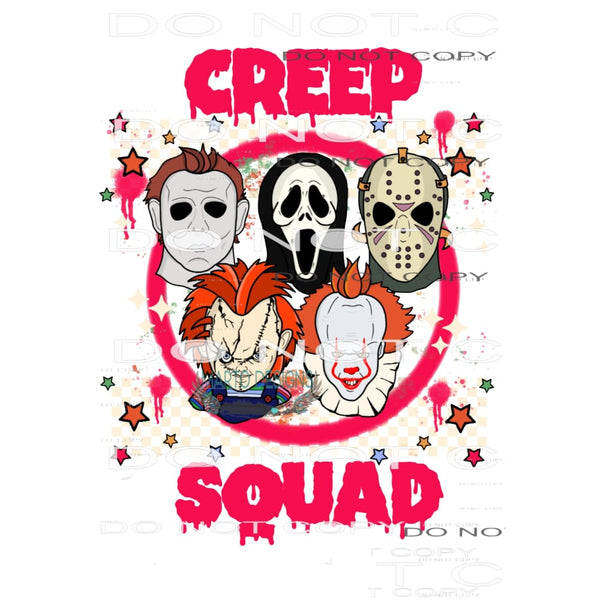 Creep Squad #6305 Sublimation transfers - Heat Transfer