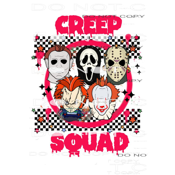 Creep Squad #6308 Sublimation transfers - Heat Transfer