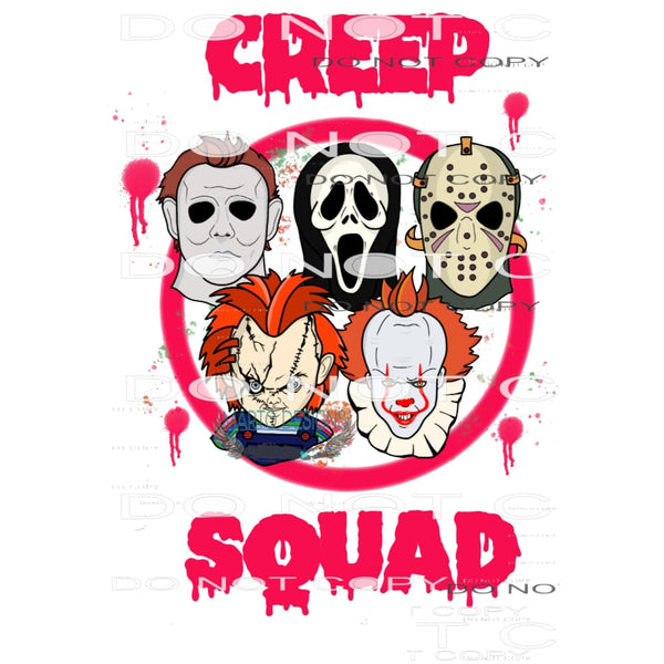 Creep Squad #6310 Sublimation transfers - Heat Transfer