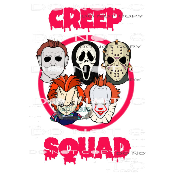 Creep Squad #6318 Sublimation transfers - Heat Transfer
