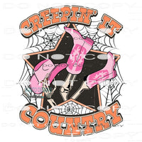 Creepin’ It Country #7063 Sublimation transfers - Heat