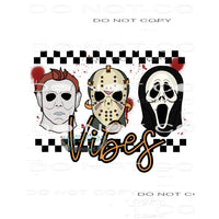 Creepy Horror Vibes #6337 Sublimation transfers - Heat