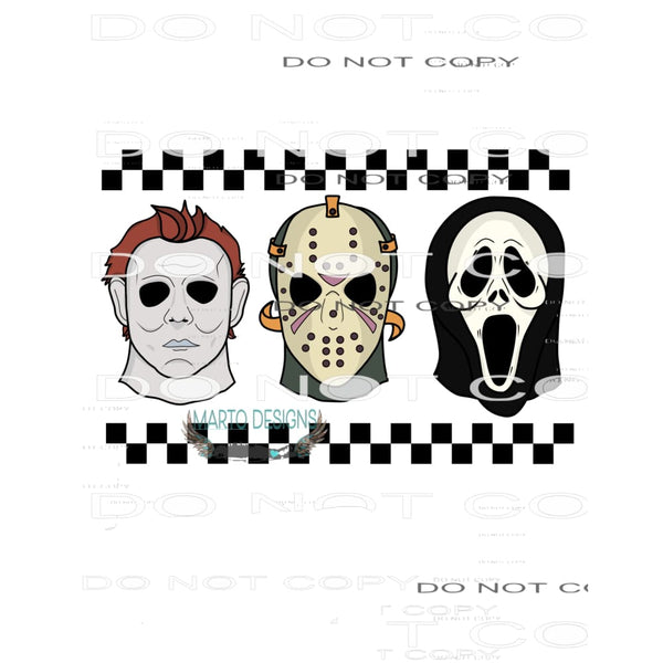 Creepy Horror Vibes #6338 Sublimation transfers - Heat