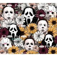 Creepy Pasta In Flowers #6125 Sublimation transfers - Heat