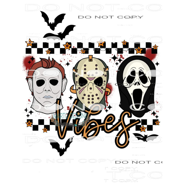 Creepy Pasta Vibes #6330 Sublimation transfers - Heat