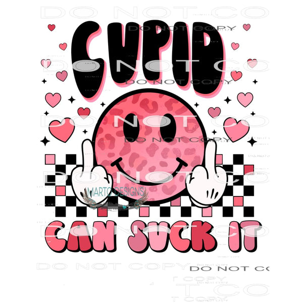 Cupid Can Suck It #8880 Sublimation transfers - Heat