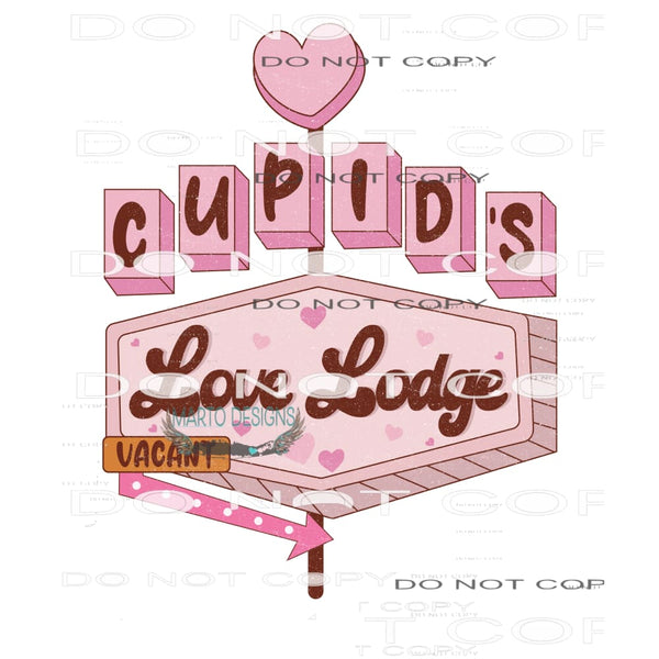 Cupid’s Love Lounge #11245 Sublimation transfer - Heat