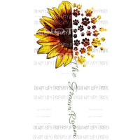 Custom animal sunflower 2 Sublimation transfers Heat Transfer