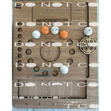 Custom Bead Display Board 6 x 8 inches Double base
