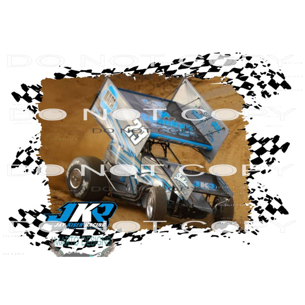 Custom Dirt Track # 126 Sublimation transfers - Heat